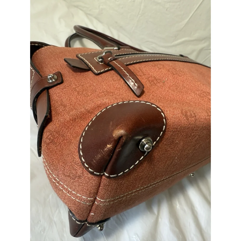 Dooney & Bourke Double Pocket Signature Satchel